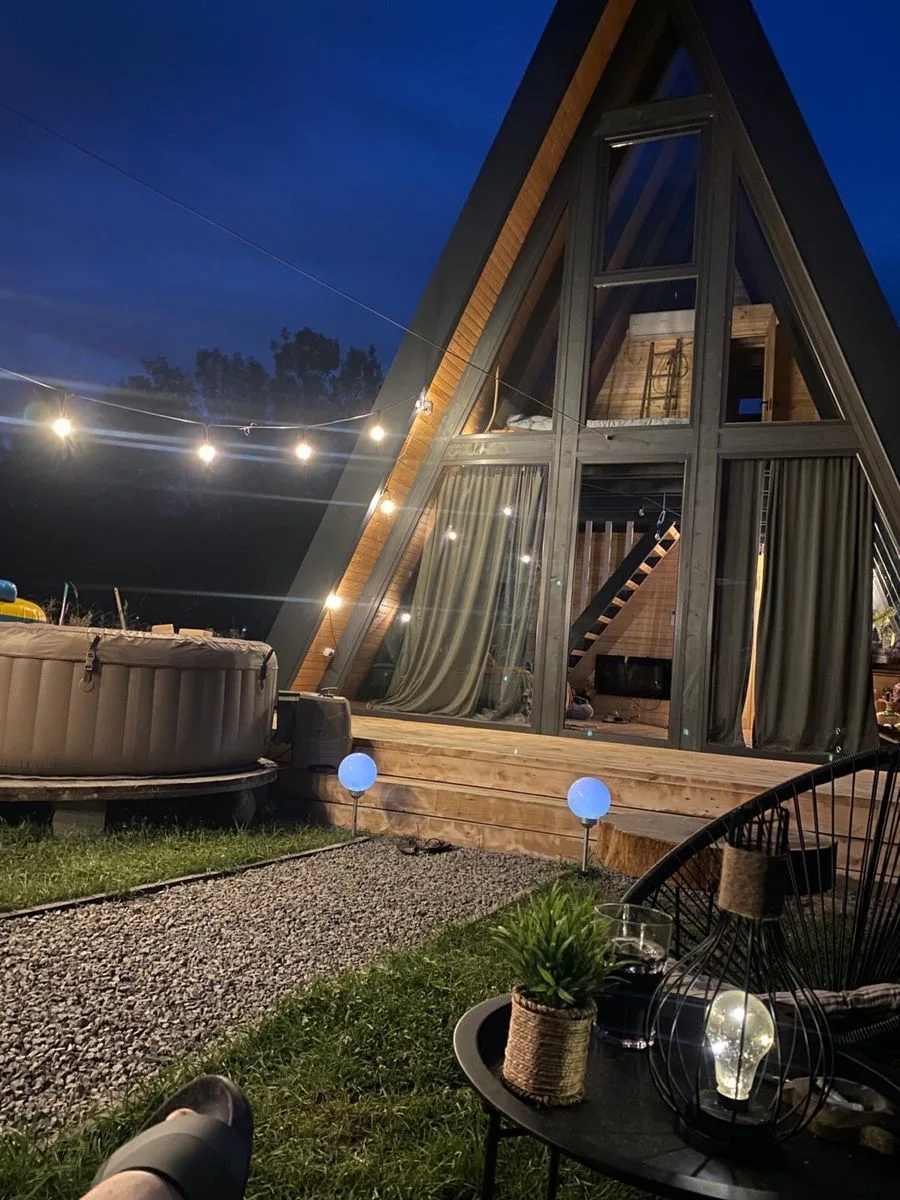 Cabana A-frame Valea Drăganului cu ciubăr · Valea Draganului, Cluj — Valea Draganului, Cluj