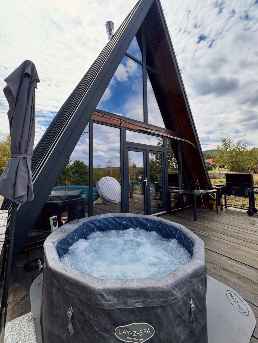 Cabană A-Frame cu jacuzzi – Lacul Surduc · Fardea, Timiș — Fardea, Timiș